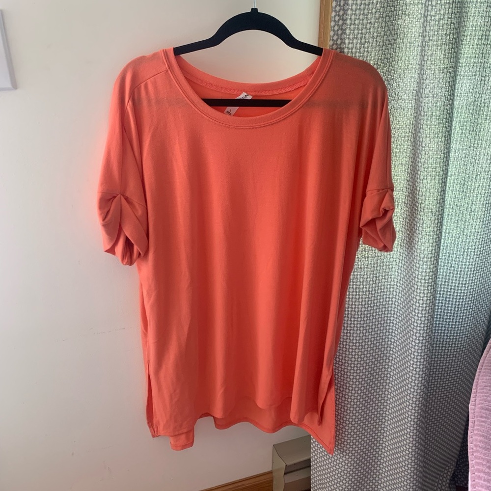 Zenana Premium Brand, size large, orange
